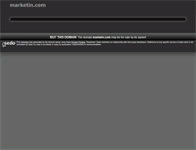 Tablet Screenshot of marketin.com